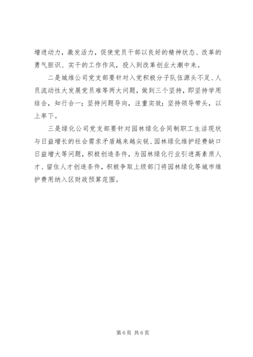 城建局关于深入开展“两学一做”学习教育调研活动的报告.docx