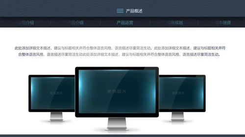 高端大气欧美风商业计划书ppt模板