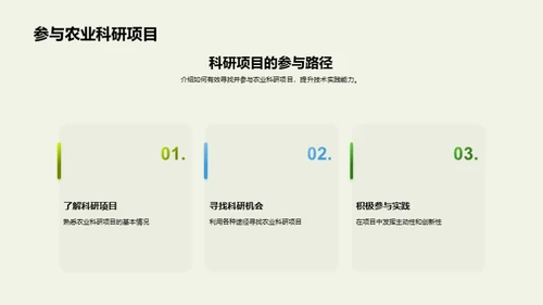 农业科技创新实践