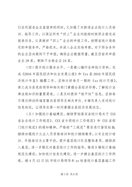 统计局XX年工作总结和XX年工作安排.docx