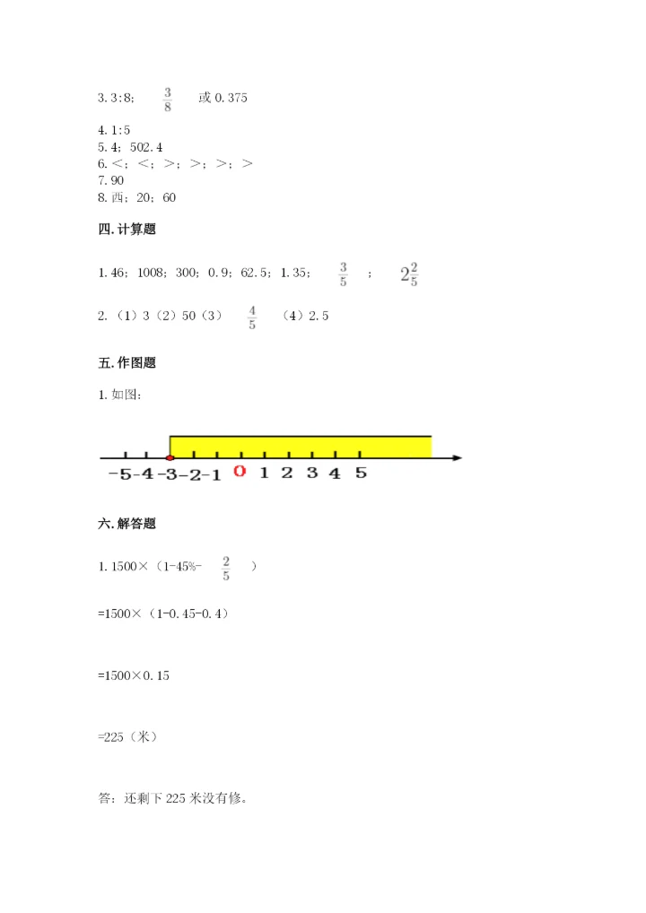小升初数学期末测试卷附参考答案【考试直接用】.docx