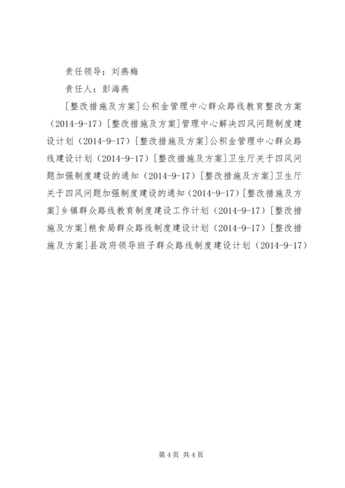 市政府群众路线制度建设计划.docx