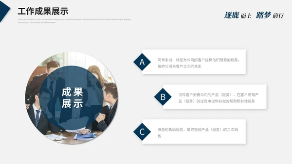 蓝色简约大气线条几何年度工作总结工作汇报述职报告ppt模板