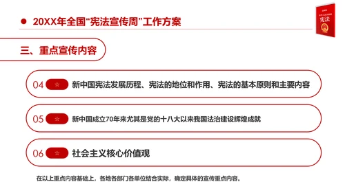 国家宪法日宪法宣传周活动工作方案党建PPT
