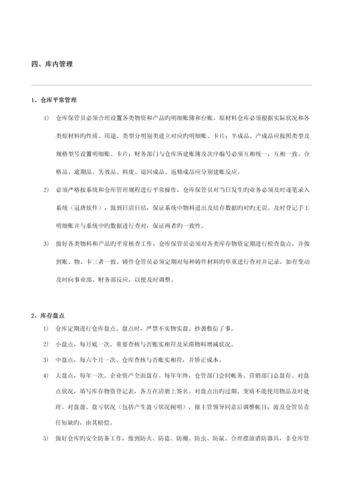 仓库管理规定及流程图.docx