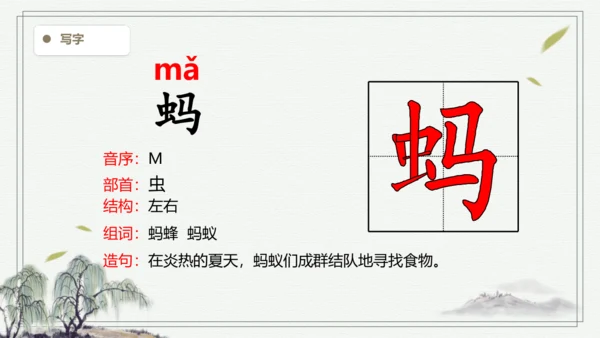 【2024秋季学期教材】语文三上22. 读不完的大书  生字识记课件