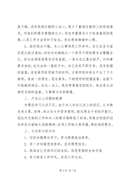 党员问题清单及整改措施表.docx