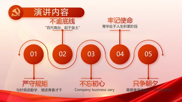 党支部党员大会风采展示动态PPT