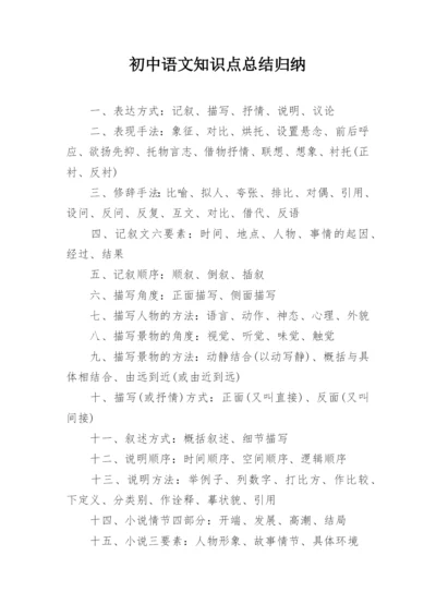 初中语文知识点总结归纳.docx