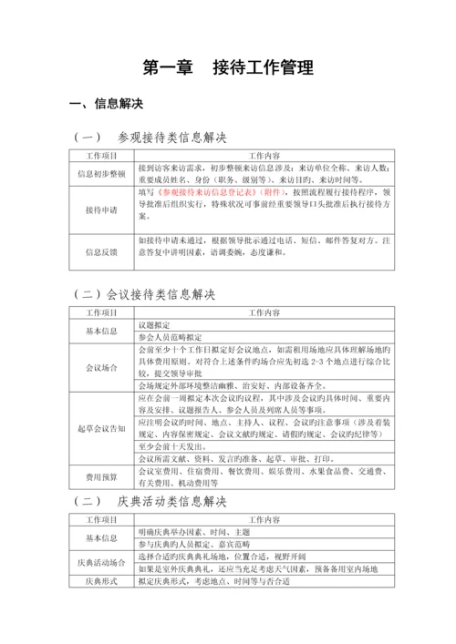 接待服务工作重点标准化标准手册.docx