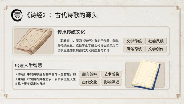 黄色中国风经典文学作品赏析PPT
