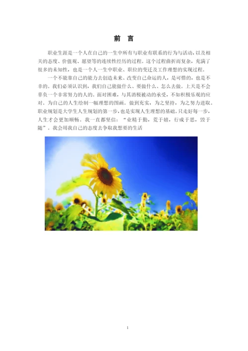 12页5400字环境监测技术专业职业生涯规划.docx