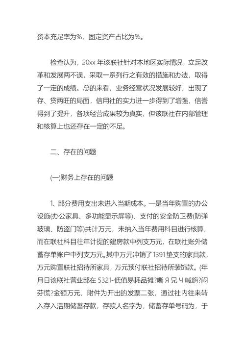 2021财务检查自查报告范文