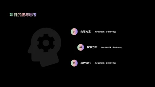 黑色简约晋升述职报告PPT案例