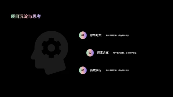 黑色简约晋升述职报告PPT案例