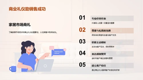 商业礼仪在家居销售中的实践