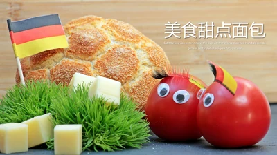 美食甜点面包糕点动态PPT模板