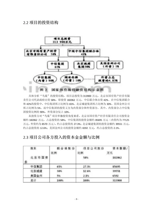 项目融资课程设计.docx