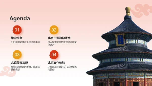 红色国潮风旅游出行计划旅游攻略PPT模板