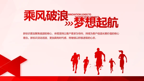 红色喜庆公司企业宣传简介介绍PPT模板