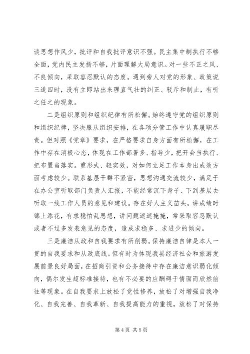 副县长严以律己研讨发言.docx