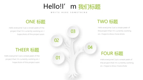 绿色时尚医疗学术报告动态PPT
