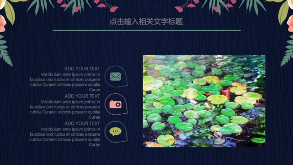 简约韩范花卉工作汇报通用PPT模板