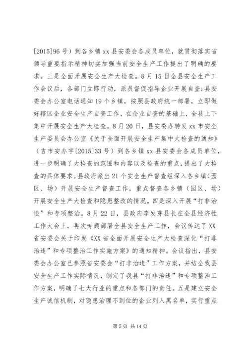 乡镇安监局安全生产年度工作总结.docx