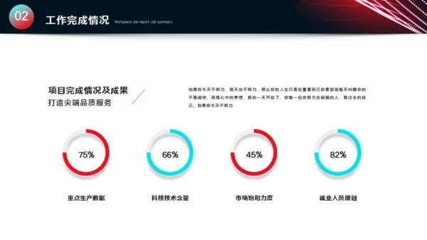 多彩渐变心所致梦必达通用PPT模板