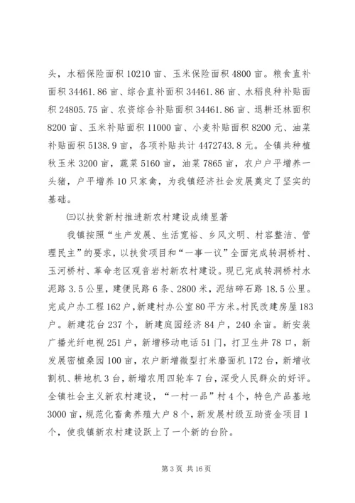 乡镇工作总结及工作计划.docx