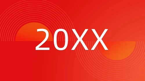 简约渐变年会快闪企业年会活动PPT课件