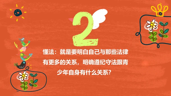 小学生法制教育知识PPT小天使课件