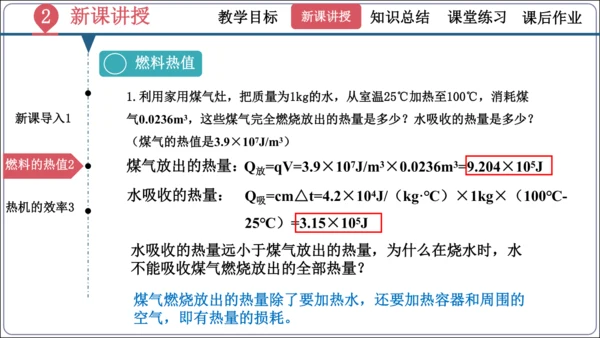 14.2《热机的效率》（同步课件）【2024秋人教九全物理高效完全备课】