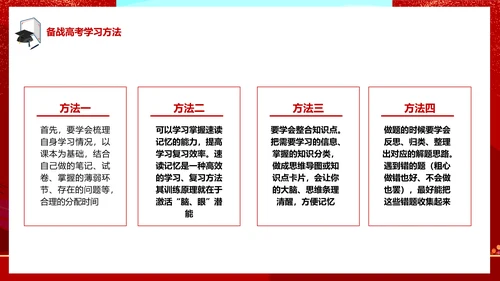 中考高考倒计时一百天冲刺加油PPT模板
