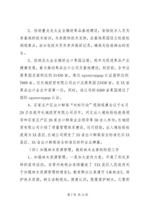 林业局十一五和工作总结及和十二五计划.docx