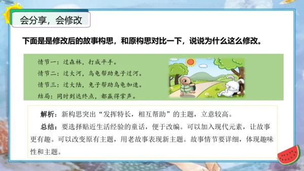 统编版四年级语文下册单元作文能力提升第八单元习作：故事新编（教学课件）