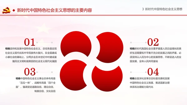 学习解读新时代中国特色社会主义思想PPT模板