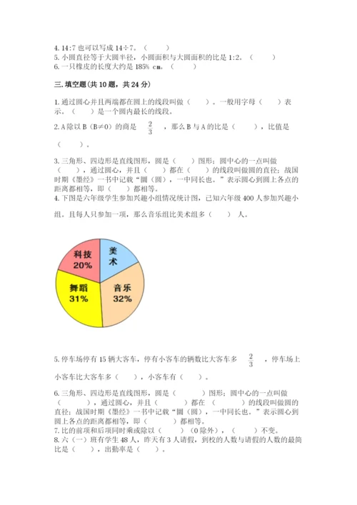 人教版六年级上册数学期末测试卷（实用）word版.docx