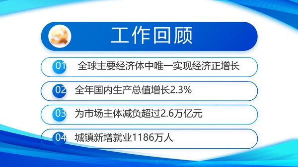 蓝色简约党支部工作专题动态PPT