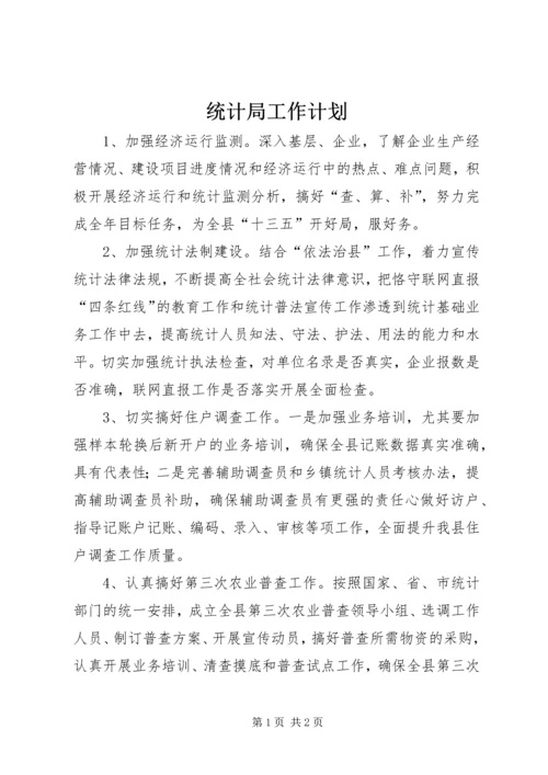 统计局工作计划 (9).docx