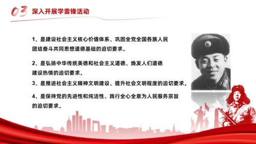 学雷锋 好榜样_继承发扬雷锋精神通用PPT模板