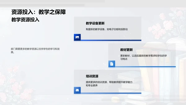 季度教学报告PPT模板