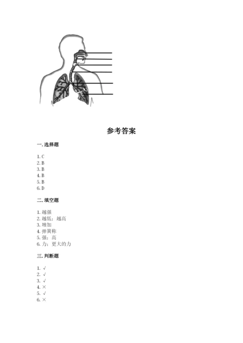 教科版四年级上册科学期末测试卷【易错题】.docx