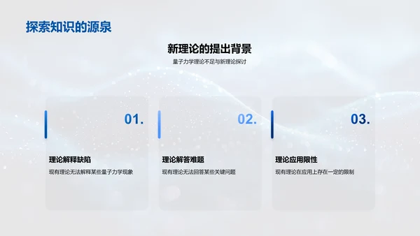 量子力学新理论答辩PPT模板