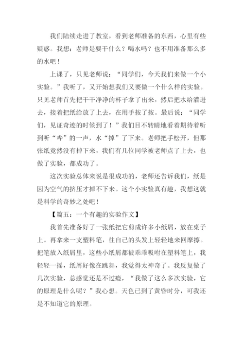 一个有趣的实验作文.docx
