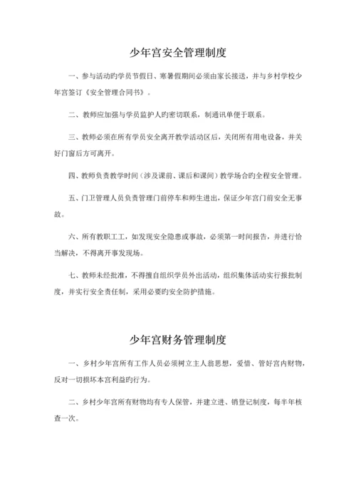 合利中心小学乡村少年宫管理新版制度.docx