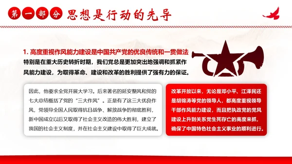 纠正四风作风建设党性教育PPT课件党课