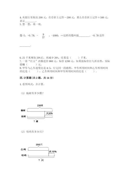 黄冈市英山县六年级下册数学期末测试卷完美版.docx