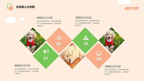 宠物医院述职报告动态PPT模板