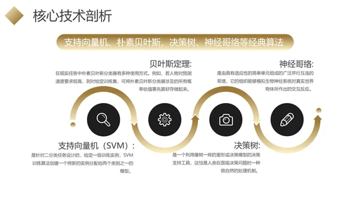 黑金色商业项目行业分析报告PPT模板